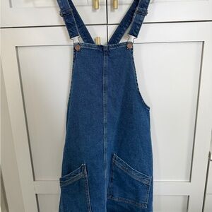 Blue Denim Overall Dress